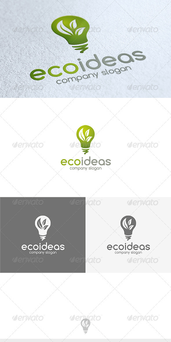 Eco Ideas Logo - Nature Logo Templates