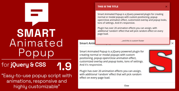 Smart Animated Popup - jQuery Popups Plugin - Featured Image
