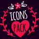 Valentine&#39;s Icons Pack V2 - VideoHive Item for Sale