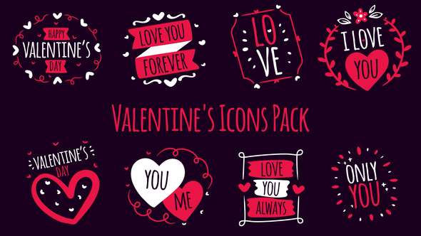 Valentine's Icons Pack V2