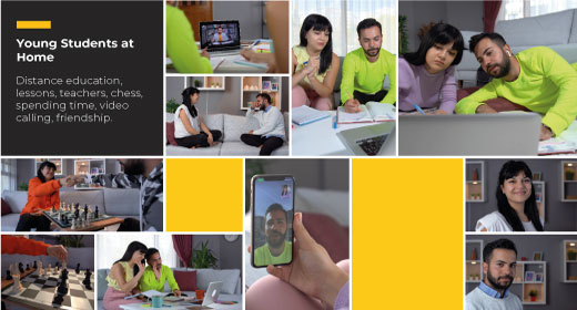 Young Students at Home