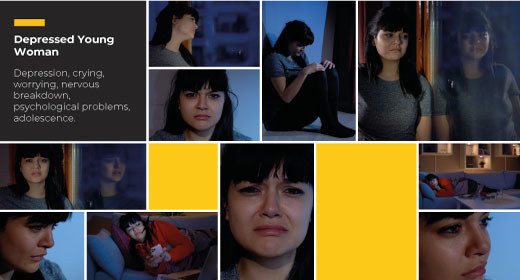 Depressed Young Woman