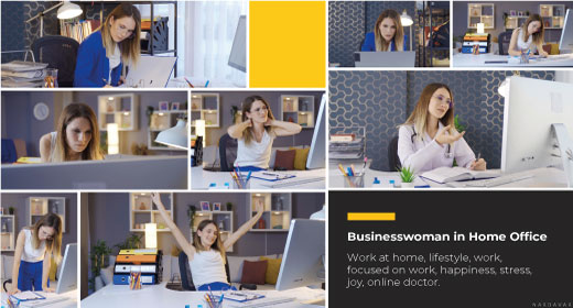 Businesswoman in Home Office