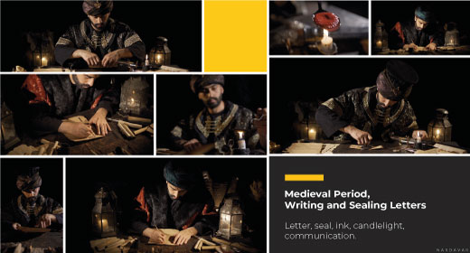 Medieval Period, Writing and Sealing Letters