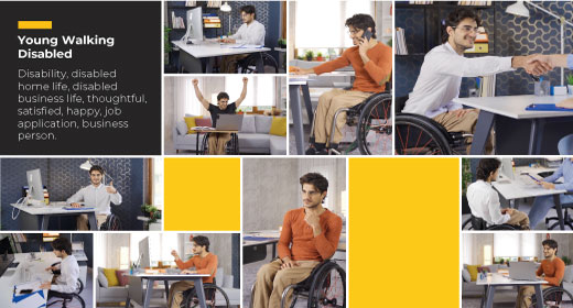 Young Walking Disabled