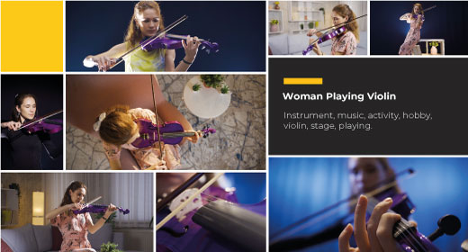 Woman Playing Violin