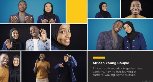 African Young Couple