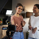 Two female women having fun while recording a video vlog - PhotoDune Item for Sale