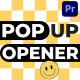 Stylish Pop Up Opener | Premiere Pro MOGRT - VideoHive Item for Sale