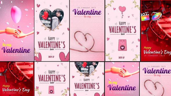 Valentine Stories and Posts Pack