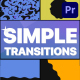 Simple Transitions | Premiere Pro - VideoHive Item for Sale