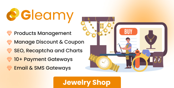 Gleamy - Exquisite Jewelry Store