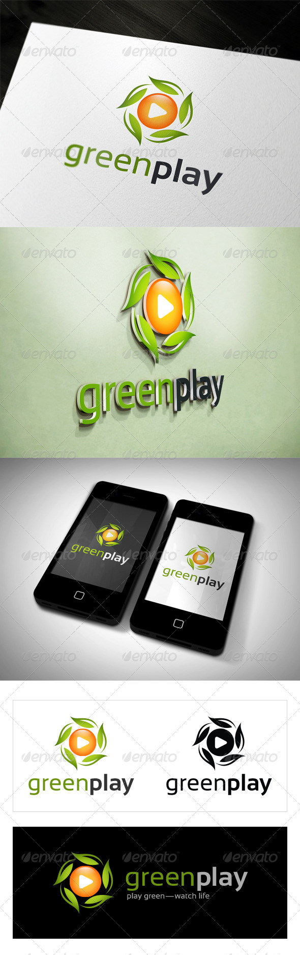 Green Play - Nature Logo Templates