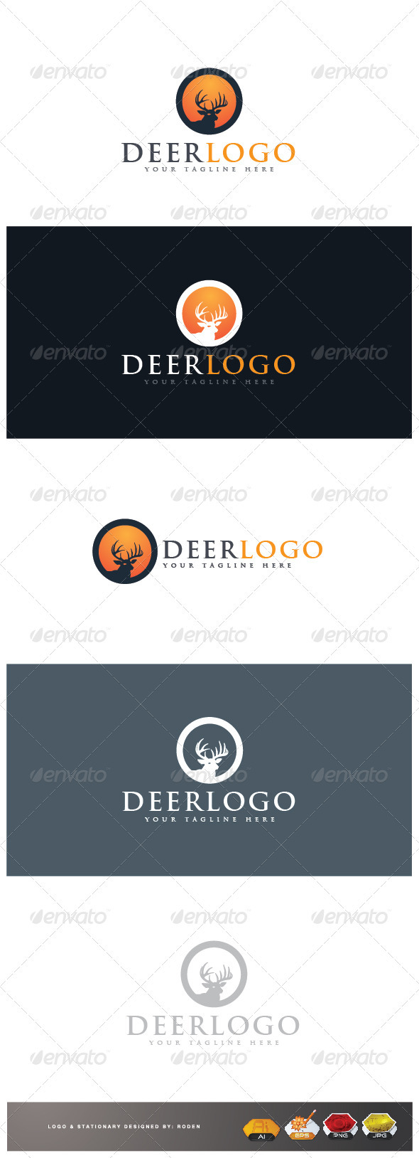 Deer Logo - Animals Logo Templates