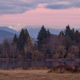 Deer Lake Park with mountains in background. Burnaby, Vancouver, BC - PhotoDune Item for Sale