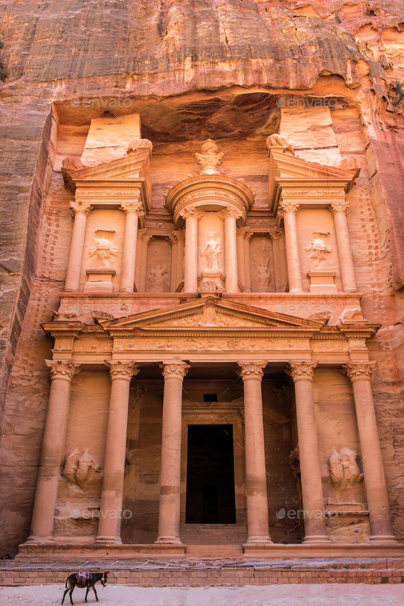 The Treasury. Petra, Jordan - Stock Photo - Images