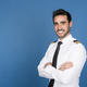 Airplane pilot smiling at camera with his arms crossed - PhotoDune Item for Sale