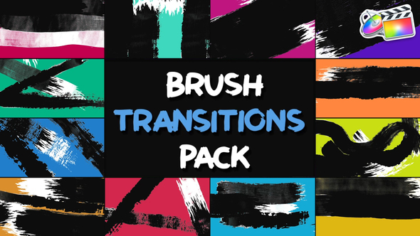 Brush Transition Pack for FCPX