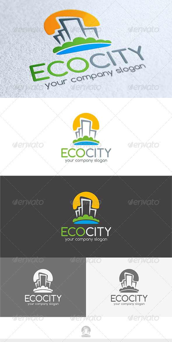 Eco City Logo - Buildings Logo Templates