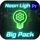 Neon Lights Big Pack for Premiere Pro - VideoHive Item for Sale
