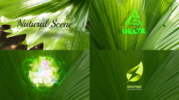 nature logo reveal free download after effects templates