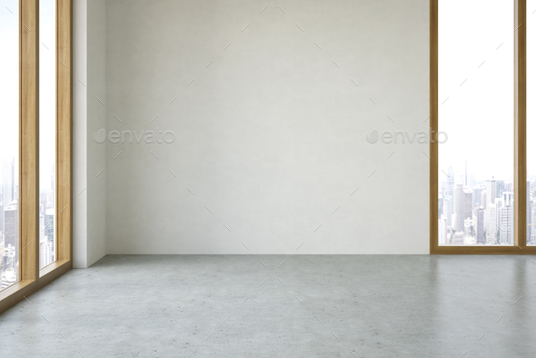 Modern style conceptual interior empty room  - Stock Photo - Images