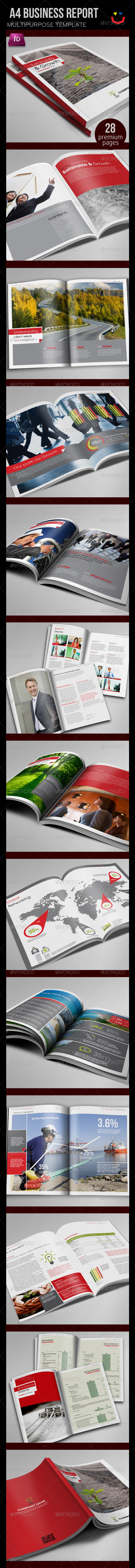 Annual Report Design Template - Informational Brochures
