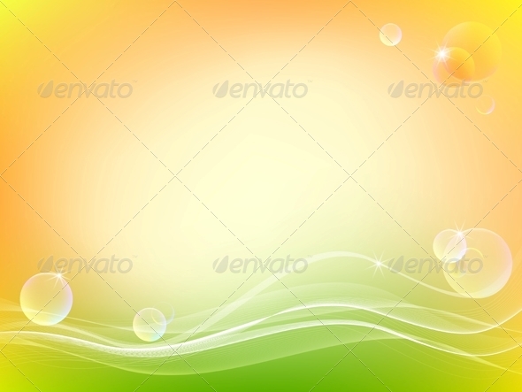 Light Transparency Bubbles Vector - Backgrounds Decorative