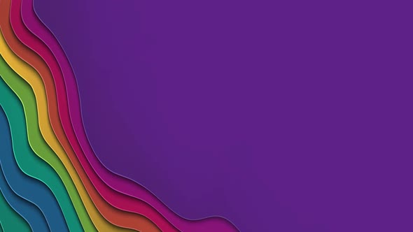 Colorful Paper Cutout Animation