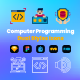 80 Computer Programming Icons - Dual Style