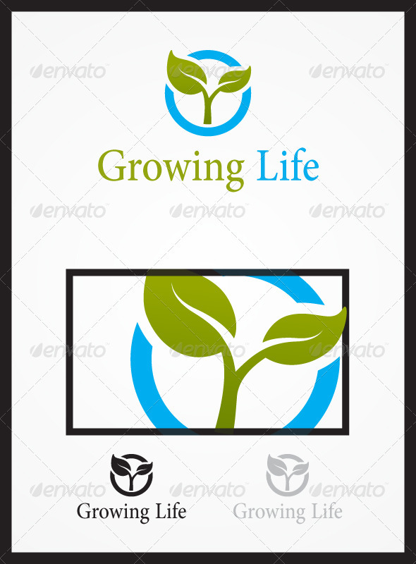 Growing Life - Nature Logo Templates
