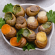 Baked snails Escargot with bread - PhotoDune Item for Sale