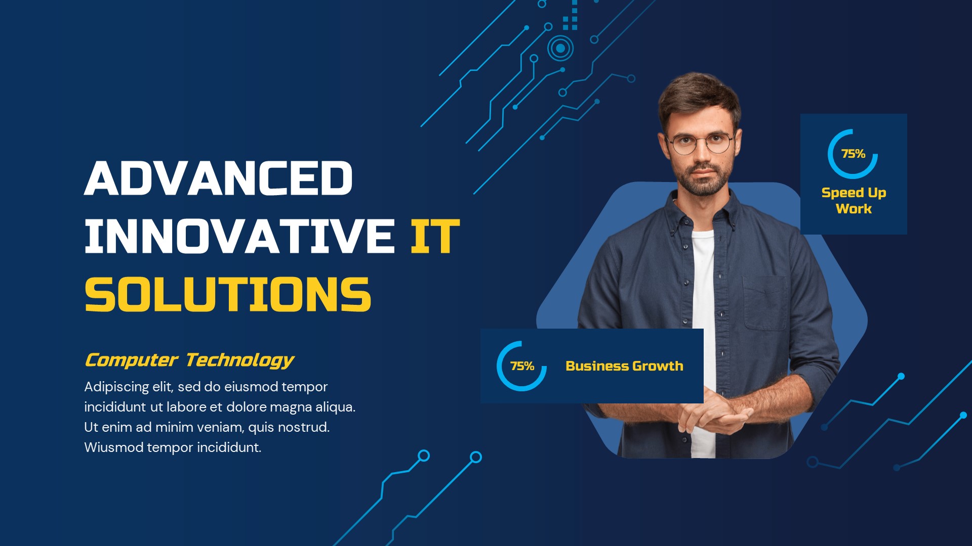 GAPTECH - IT Solution & Technology Powerpoint Template, Presentation ...