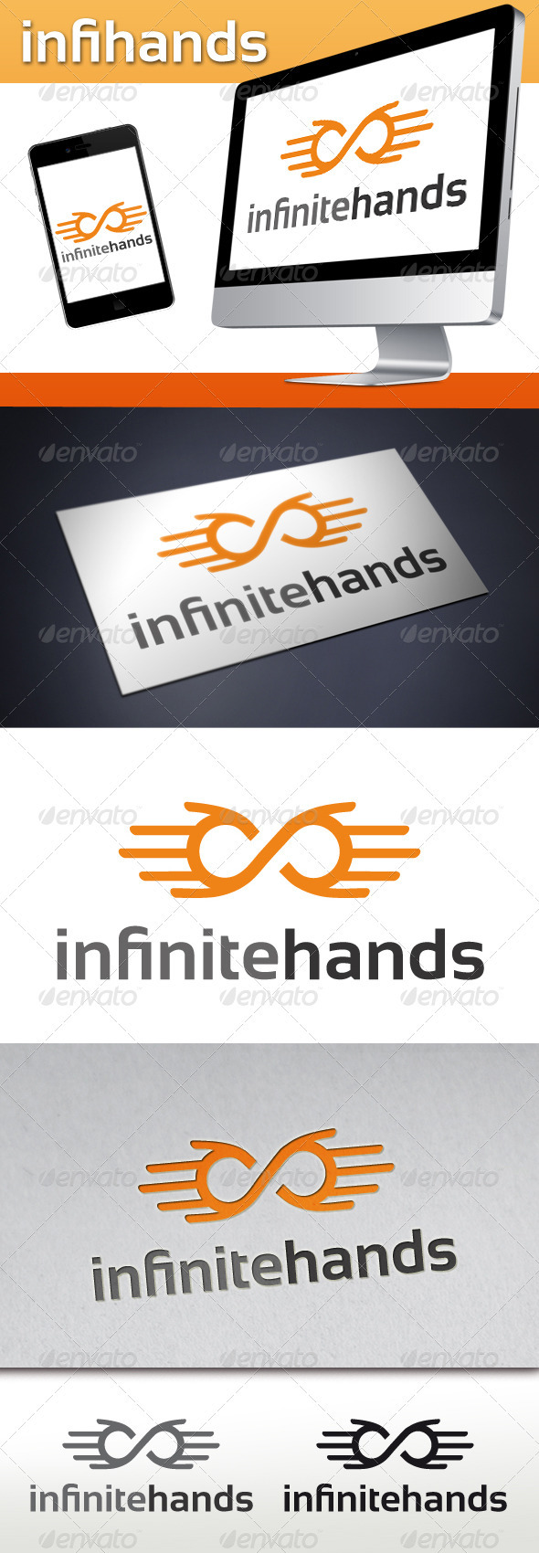 Infinite Hands Logo Template - Humans Logo Templates