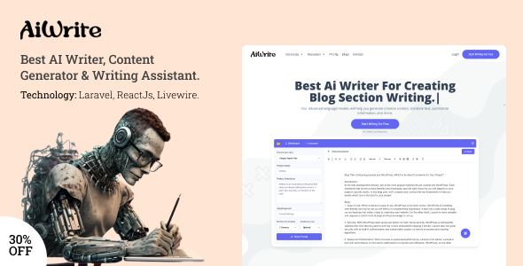 AiWrite – Best AI Writer, Content Generator & Writing Assistant Tools.