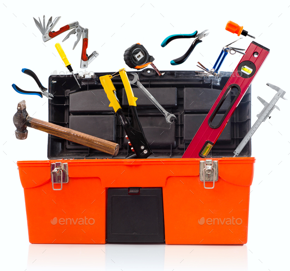 Toolbox with tools - Stock Photo - Images