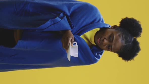 Young Woman Having Chills alt