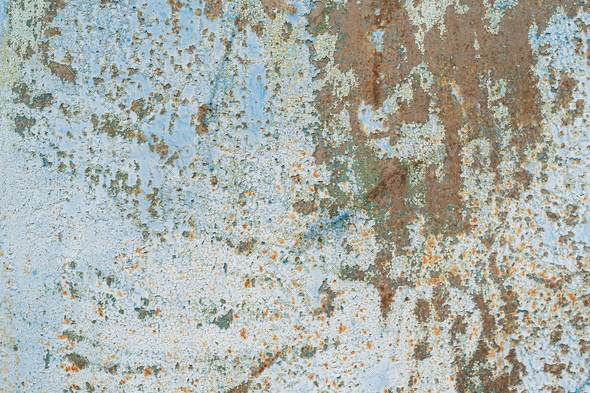 Old rusty white metal background - Stock Photo - Images