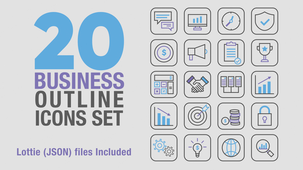 Business Outline Icons