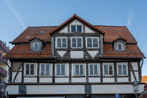 Oldest half-timbered house in Germany - Braunschweig, Lower Saxony, Germany - Stock Photo - Images