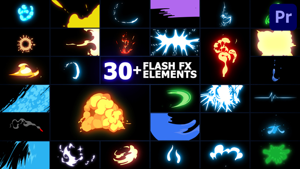 Flash FX Elements Pack | Premiere Pro MOGRT