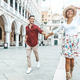 Couple of tourists visiting Venice, Italy - PhotoDune Item for Sale