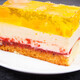 Creamy sweet sponge cake with different layers and jelly. Dessert for celebrations - PhotoDune Item for Sale