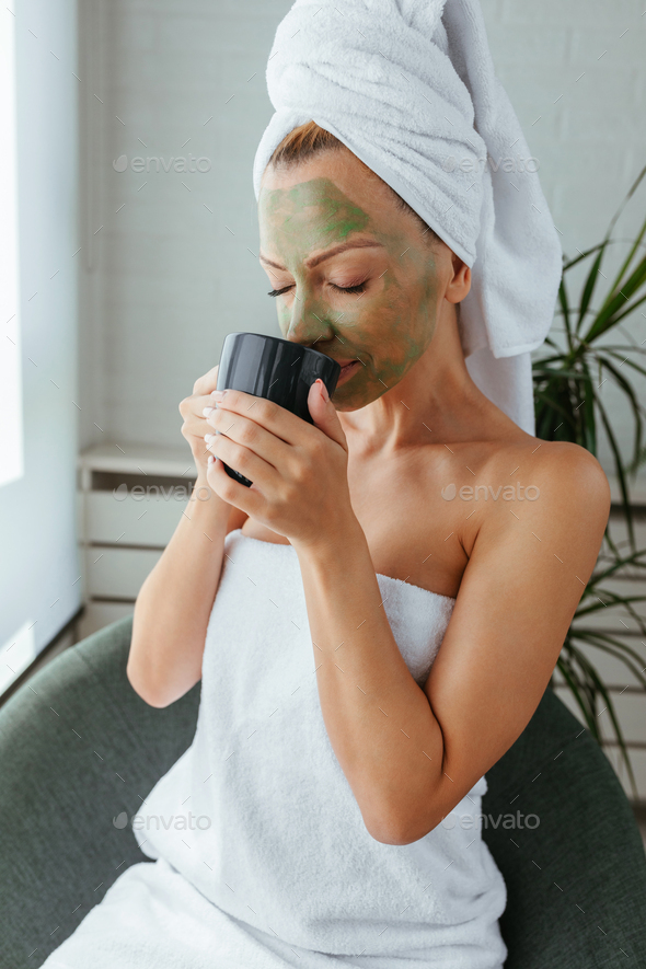 Relax, recharge, reflect, detox and beautify - Stock Photo - Images