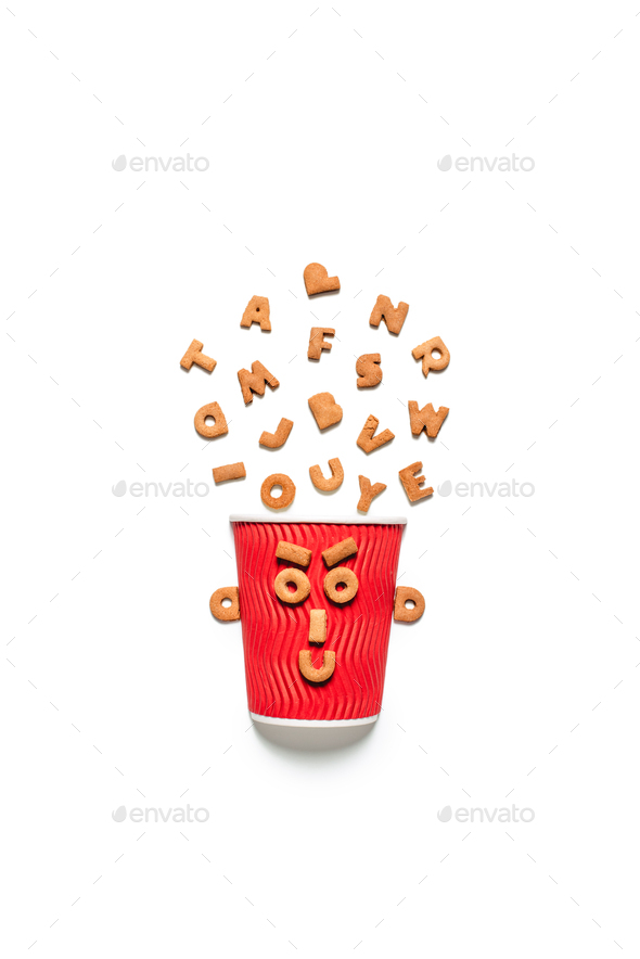 coffee clipart funny face