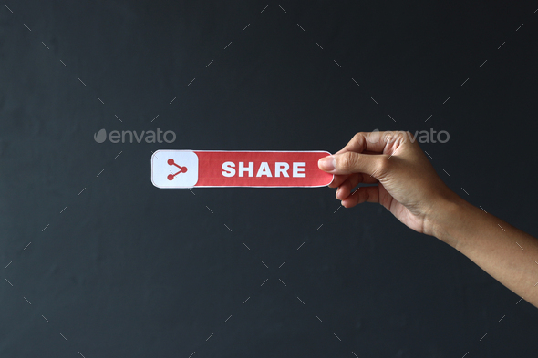 Social Media Share Icon - Stock Photo - Images