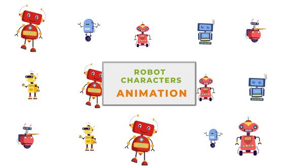 Robot Character Pack Animation