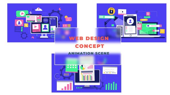 Web Design Concept Animation