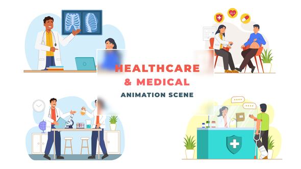 Healthcare and Medical Animation Scene