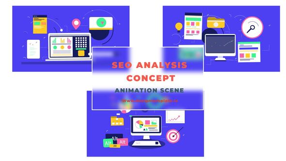 SEO Analysis Concept Animation